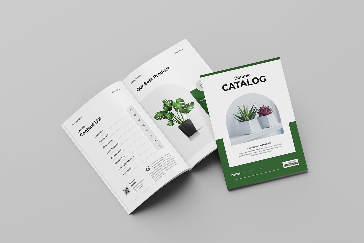 Botanic | Catalog Brochure Template, a Brochure Template by Spark_Creative (Photo 2 of 12)