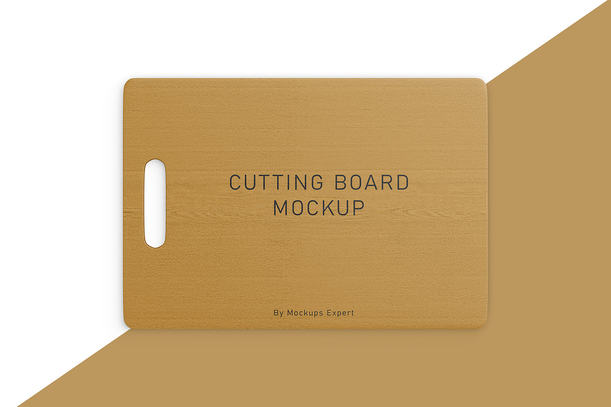 Wooden Cutting Board Mockup, a Household Mockup by Mockups Expert (Photo 5 of 5)
