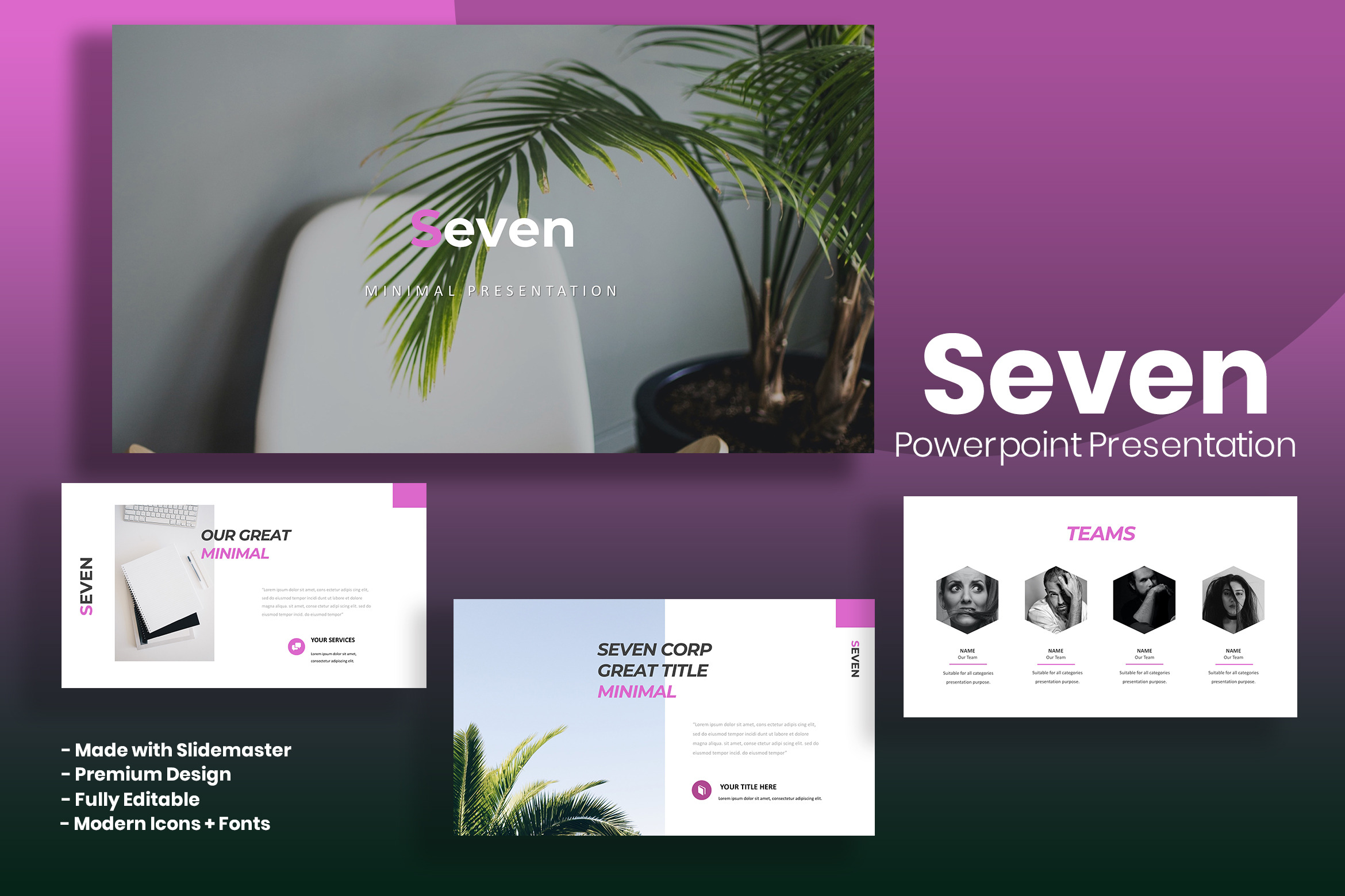 Seven - Powerpoint Template | Presentation Templates ~ Creative Market