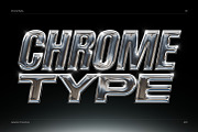 Chrome Text Styles Bundle - 50% OFF, a Layer Style Add-On by Hyperpix Productions (Thumbnail 6 of 47)