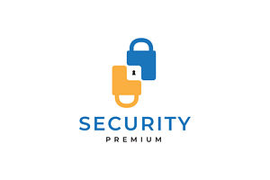 security padlock technology logo, a Branding & Logo Template by devastd