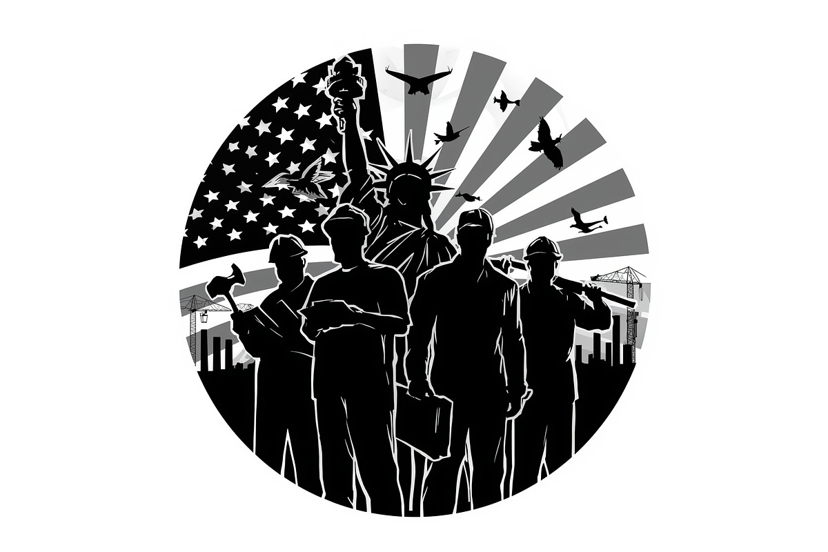Worker Silhouette Vector Set, an Illustration by musafir_fashion (Photo 3 of 21)