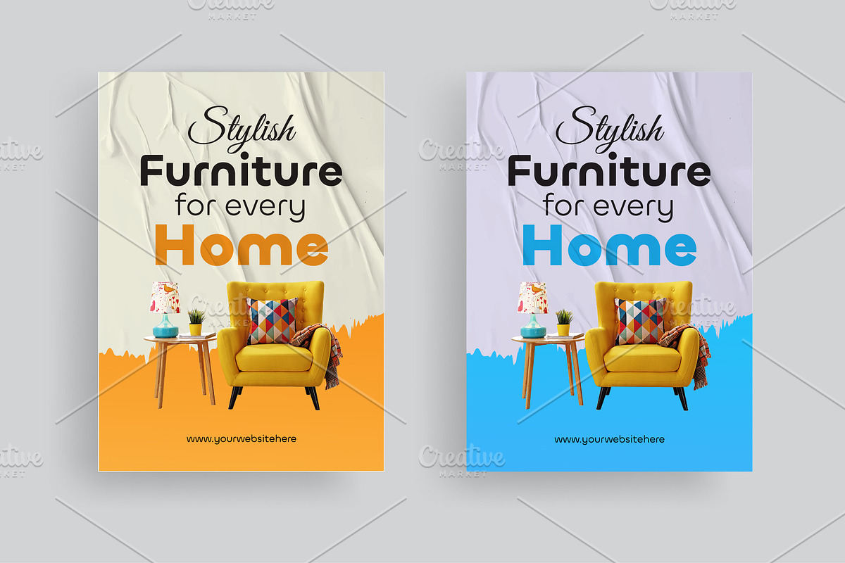 furniture's marketing flyer design, a Graphic by Jkgraphicclick (Photo 1 of 2)