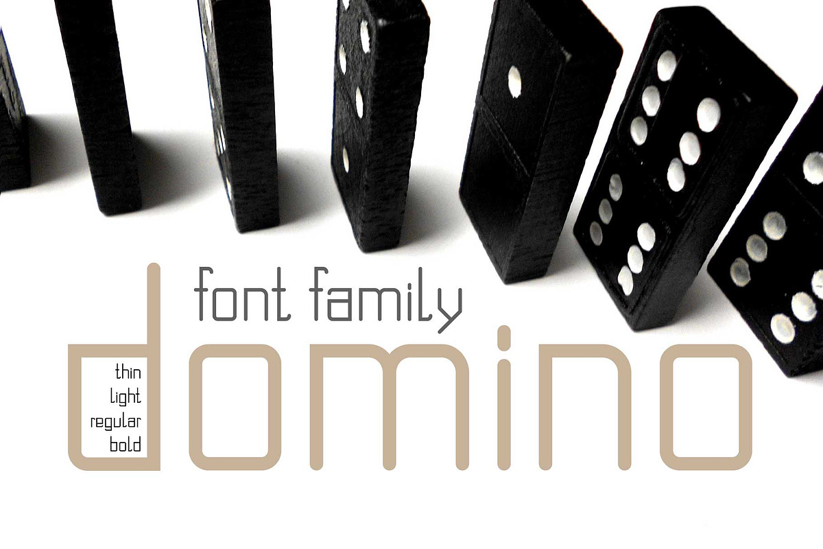 Domino font family