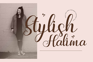 Halima Beautiful Font Script