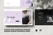 Portfolio Template, a Presentation Template by White Graphic (Thumbnail 1 of 7)
