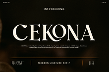 Fashion Luxury Serif Brand - Cekona
