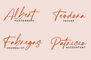 Partsold - Handwritten Font, a Script Font by Muwatta Studio (Thumbnail 5 of 6)