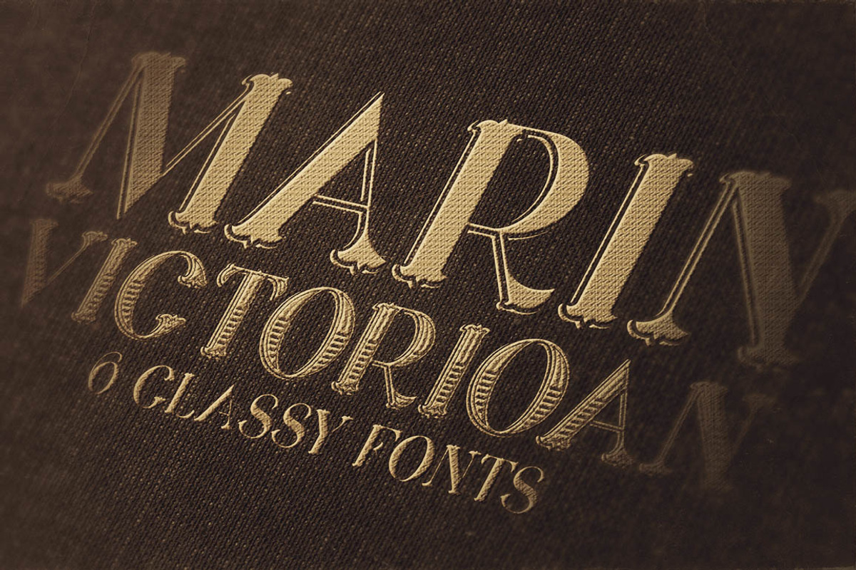 Marin - Victorian Font preview 4