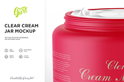 3 PSD Clear Cream Jar Mockup, a Product Mockup by Green Art (Thumbnail 7 of 12)
