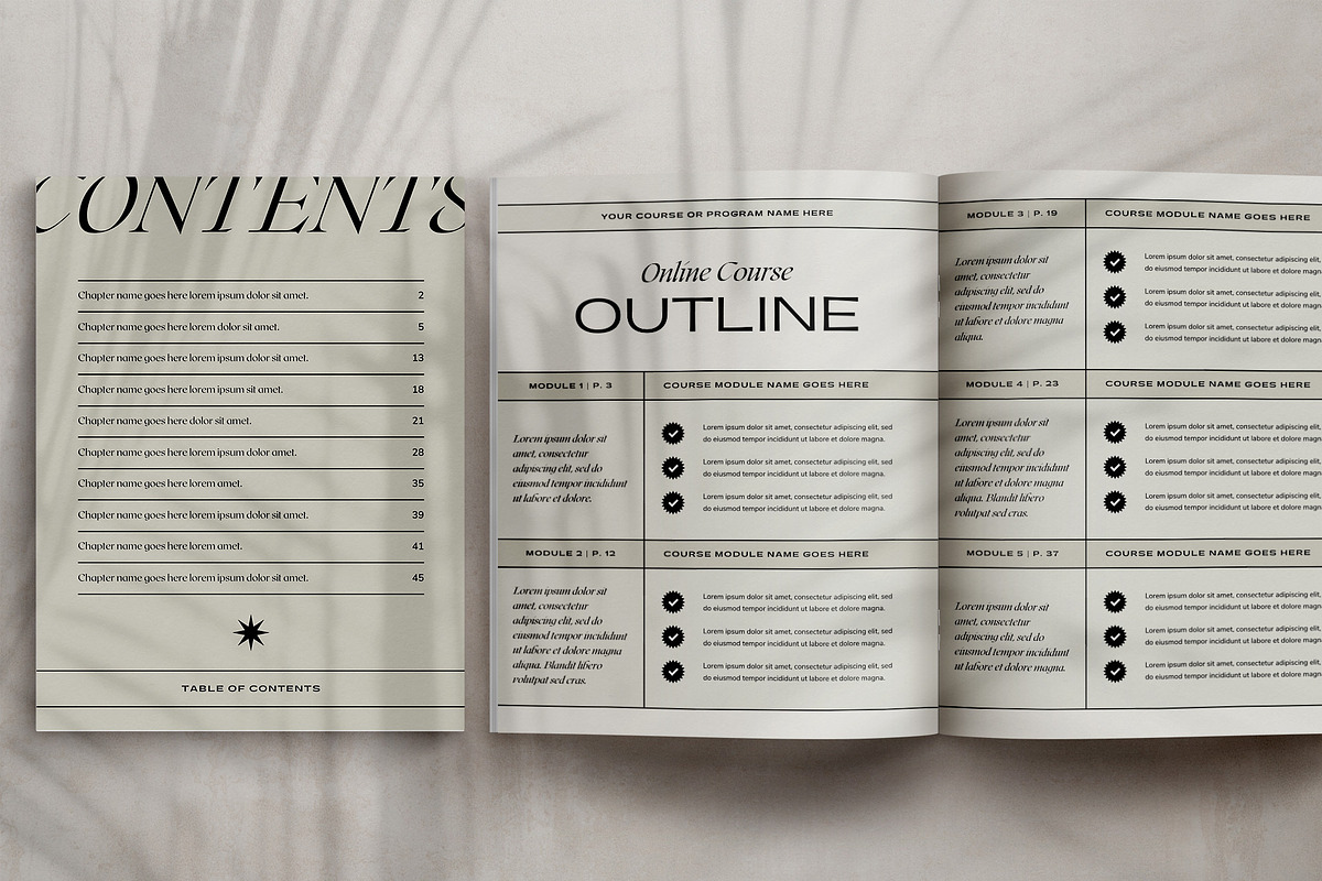 Aesthetic Ebook Template CANVA, a Magazine Template by Studio Loire (Photo 5 of 17)