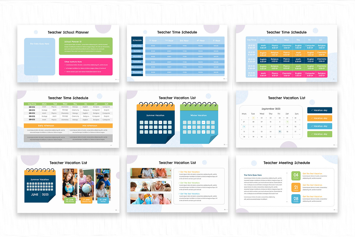 Teacher Digital Planner Presentation, a Presentation Template by SlideStack (Photo 4 of 5)