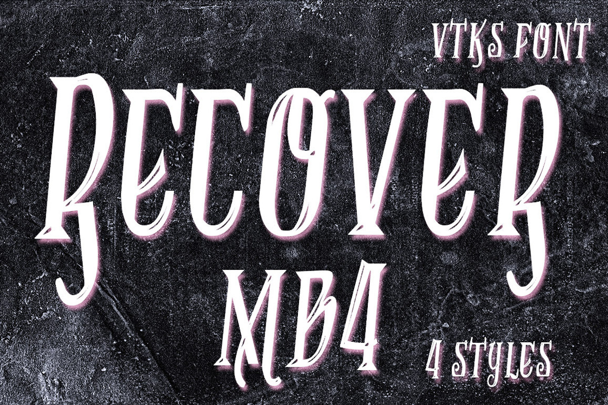 Recovery MB font preview 5