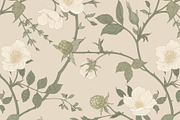 Bramble Bloom Seamless Pattern, a Pattern Graphic by MouseGrey (Thumbnail 2 of 17)