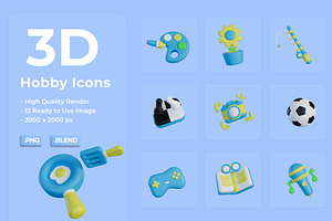 3D Hobby Icon, an Object Graphic by Artnivora.Std