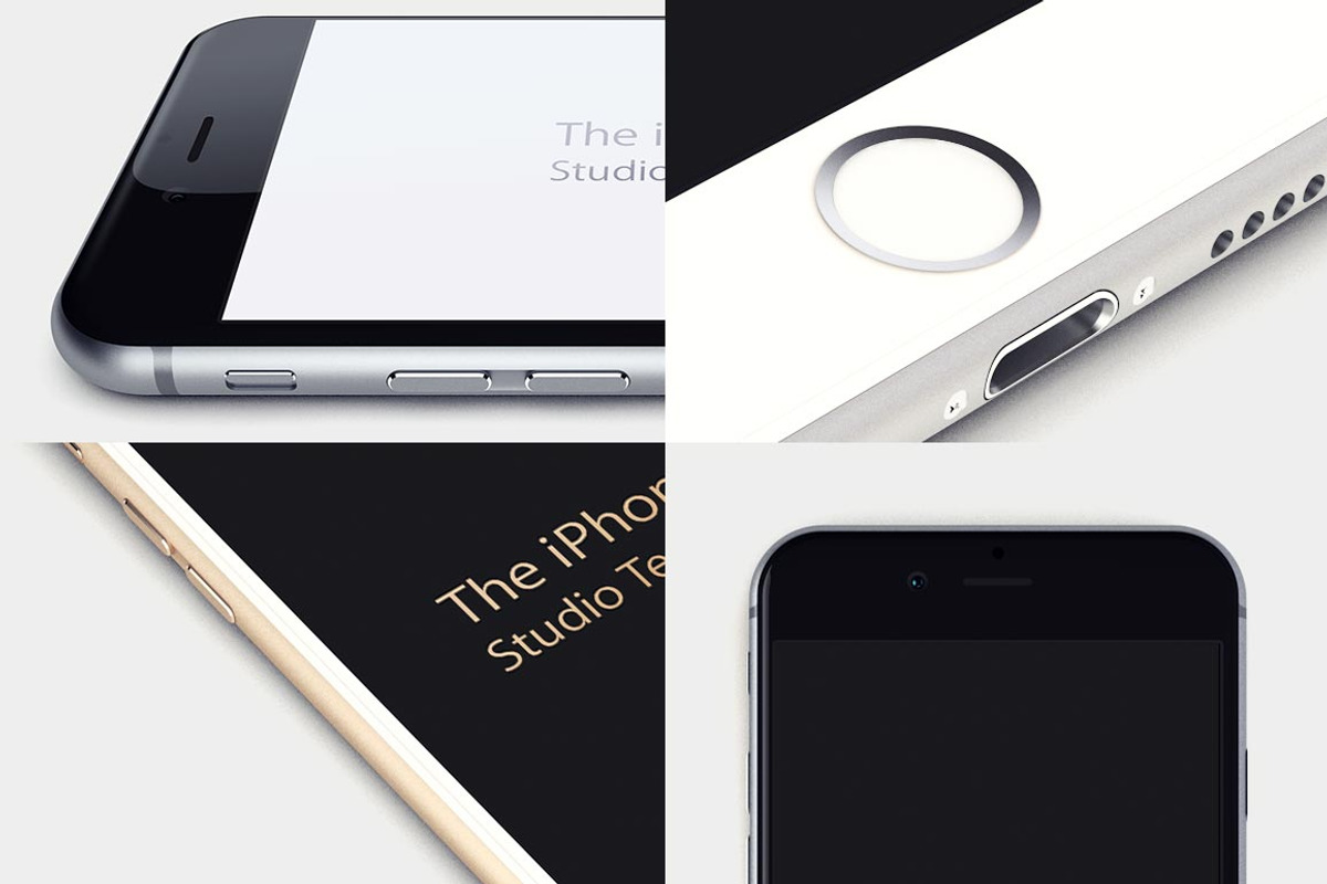 Studio iPhone 6 Templates, a Product Mockup by Jérémy Paul (Photo 1 of 5)