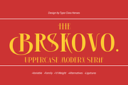 Brskovo Display Font, a Serif Font by TypeClassHeroes (Thumbnail 1 of 15)