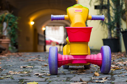 plastic bicycle toys for kids, a Transportation Photo by New York Art Store