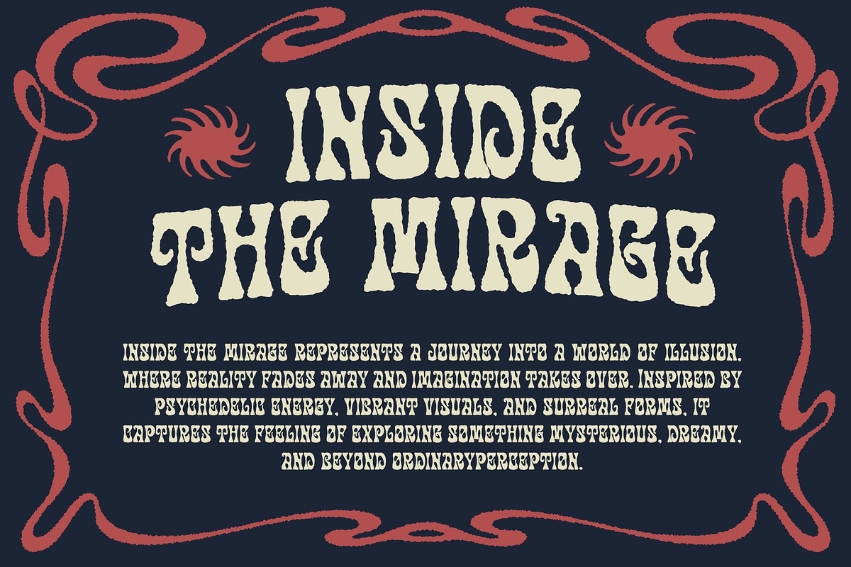 Disco Paradise – a Psychedelic Font, a Slab Serif Font by Blankids Studio (Photo 6 of 10)
