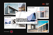 Architecture Portfolio Presentation, a Presentation Template by Oriofix (Thumbnail 1 of 11)
