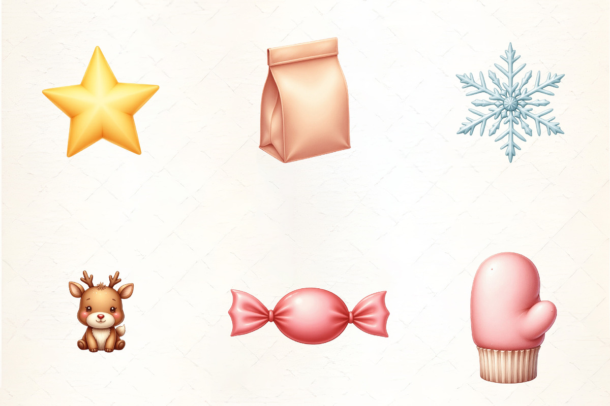 Christmas Stocking Fillers Cliparts, an Illustration by CrexoraLab (Photo 3 of 5)