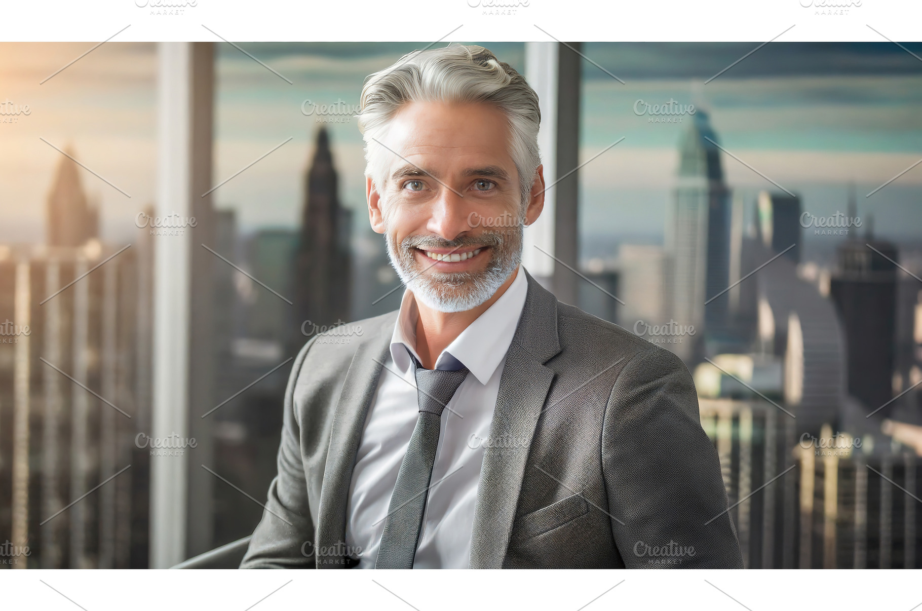 Confident middle-aged businessman in, a Business Photo by Igor Tichonow