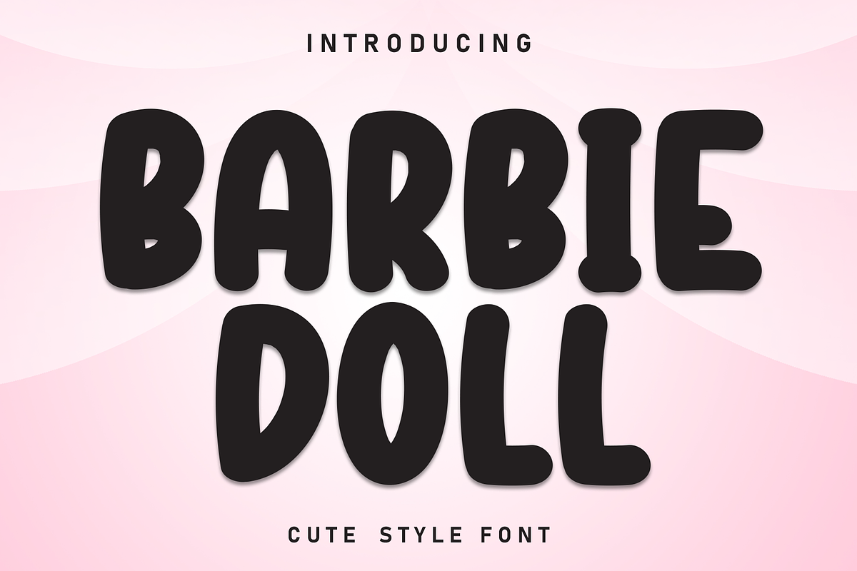 Barbie Doll | Script Font, a Script Font by Scratchones (Photo 1 of 8)