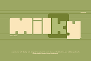 Neba - Unique Bold Food Font, a Sans Serif Font by Pandeka Studio (Thumbnail 2 of 9)