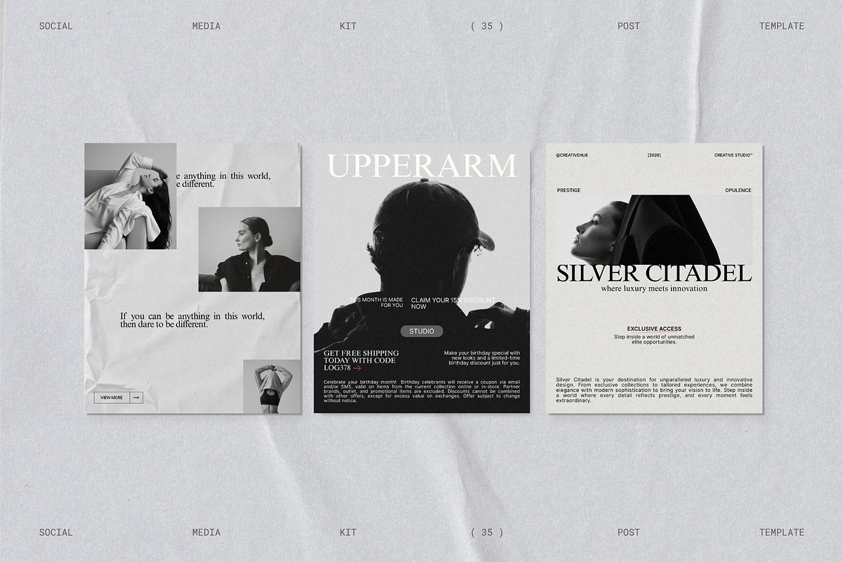 RIVA | Instagram Post Template (II), a Social Media Template by Prapti Design (Photo 5 of 10)