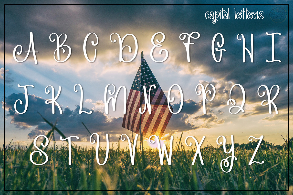 My American Beauty Multilingual Font, a Handwritten Font by Endless Time Graphics (Photo 2 of 4)