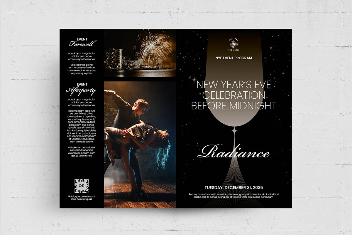 New Year Gala Event Program Template, a Flyer Template by BrandPacks (Photo 3 of 5)