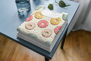 10 Pastel Donut Sprinkles Patterns