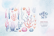 Under the sea watercolor set Part II, an Animal Illustration by Peace ART (Thumbnail 7 of 22)