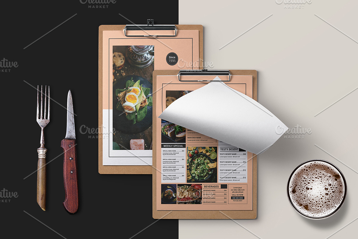 Food Menu | Restaurant Menu V1008, a Flyer Template by Template Shop (Photo 4 of 4)