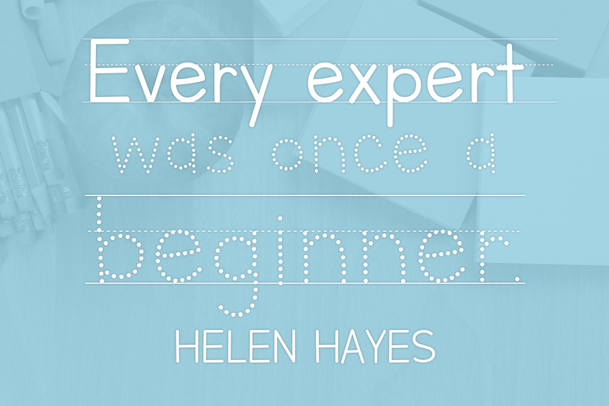 Letters for Learners Font Family preview 4