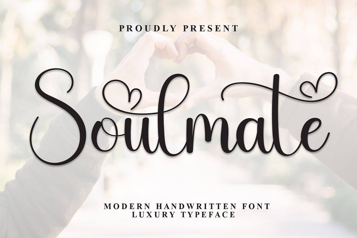 Soulmate | Script Font, a Handwritten Font by Scratchones (Photo 1 of 9)