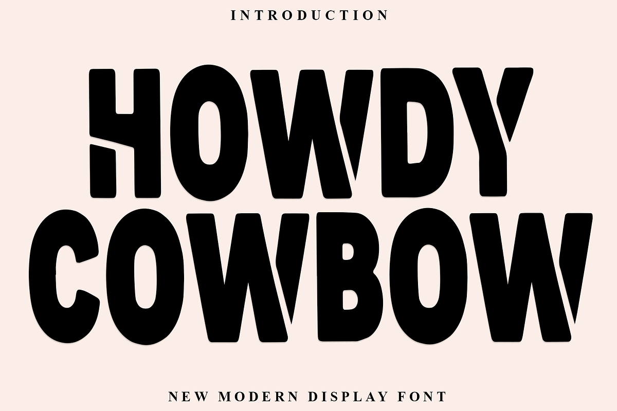 Howdy Cowbow, a Script Font by InermediaSTUDIO (Photo 1 of 8)