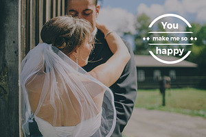 20 Romantic Text Overlays