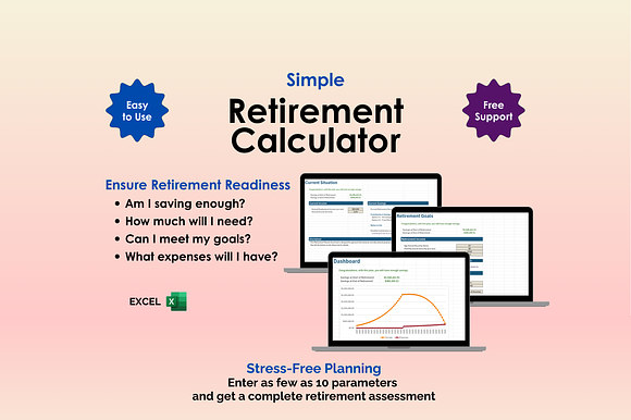 Retirement Calculator - Excel preview 8