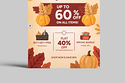 Thanksgiving Sale Flyer Template, a Flyer Template by MightyDesign (Thumbnail 5 of 8)