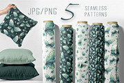 Butterfly Dream Seamless Pattern Set, an Illustration by NATASHA CHU (Thumbnail 2 of 5)