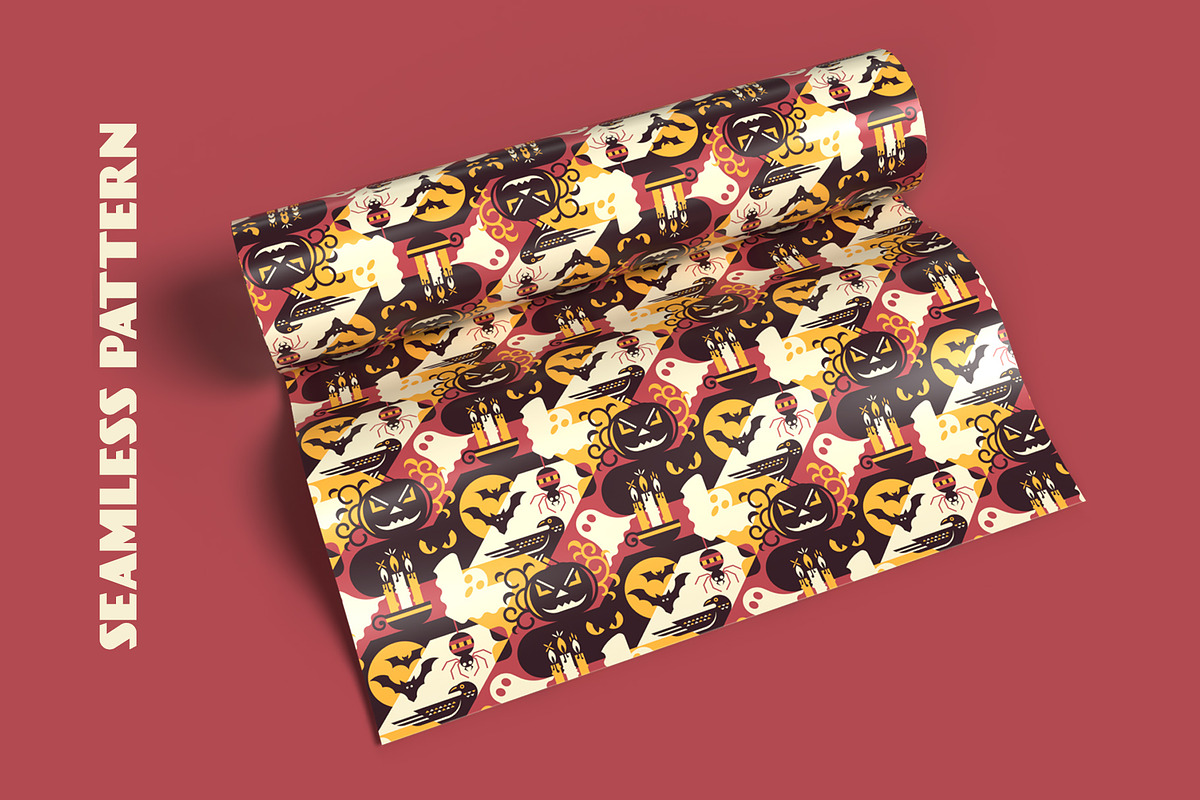 Happy Halloween design pack, an Object Illustration by Alexey Boychenko (Photo 6 of 8)
