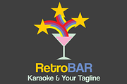 Retro Bar Logo Template, a Branding & Logo Template by Minhocossauro Emporium (Thumbnail 1 of 2)