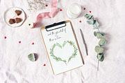 Valentine's Day Greenery Wreath, an Illustration by DailyMiracleDigitals,LLC (Thumbnail 6 of 6)