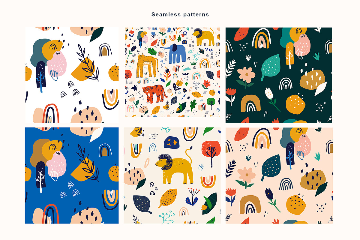 Baby colourful collection, an Animal Illustration by MoleskoStudio (Photo 10 of 12)