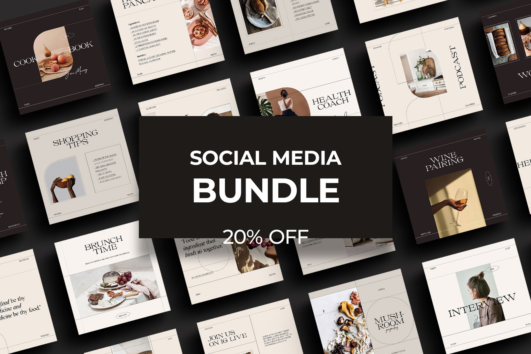 Social Media Bundle, a Social Media Template by Moscovita Studio