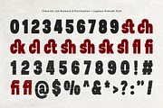 Overush - Distressed Bad Print Sans, a Sans Serif Font by Typia Nesia (Thumbnail 14 of 14)
