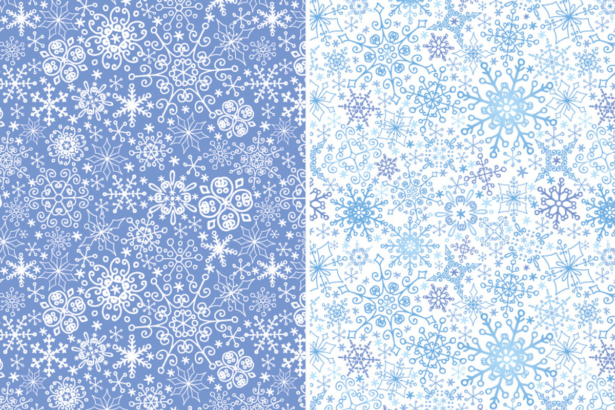 Snowflakes collection.Winter pattern, a Pattern Graphic by Tatianakost49 (Photo 5 of 5)