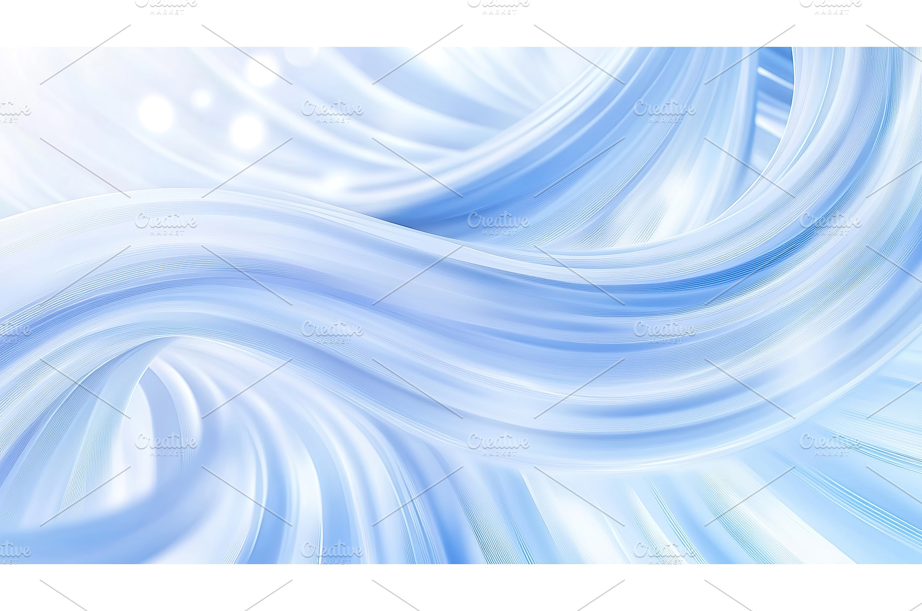 Smooth flowing light blue abstract, an Abstract Photo by Lermont51