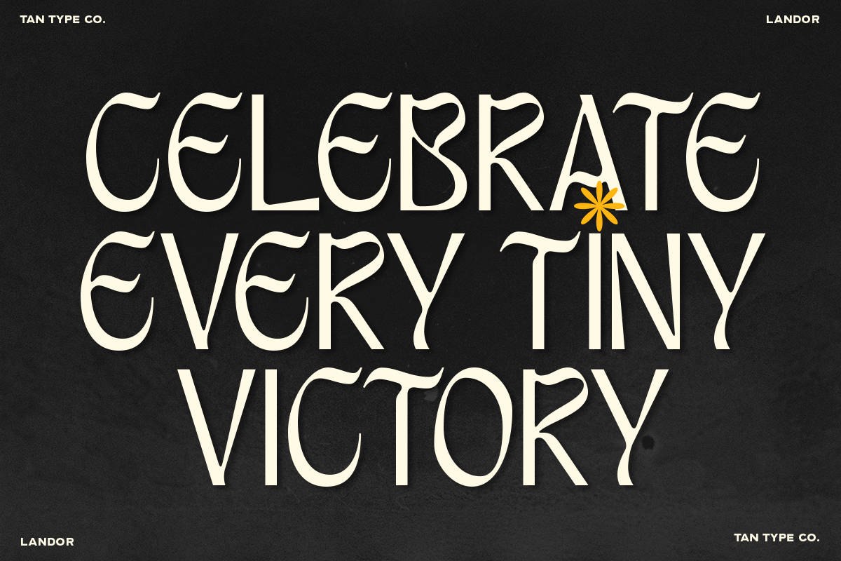 TAN - LANDOR, a Blackletter Font by TanType (Photo 3 of 14)